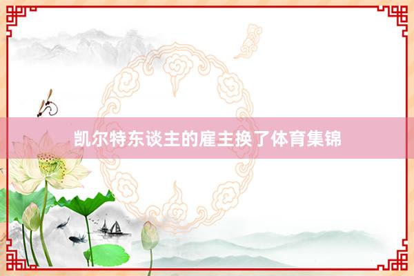 凯尔特东谈主的雇主换了体育集锦