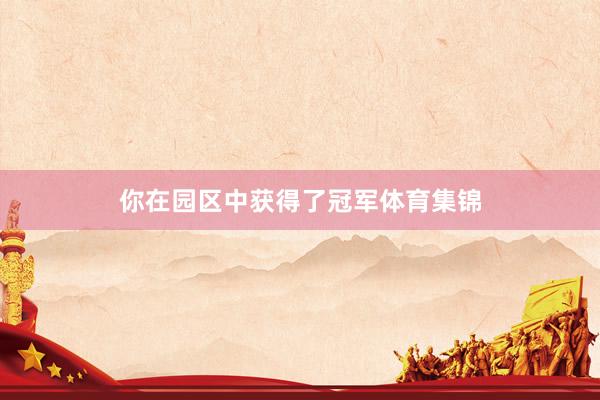 你在园区中获得了冠军体育集锦
