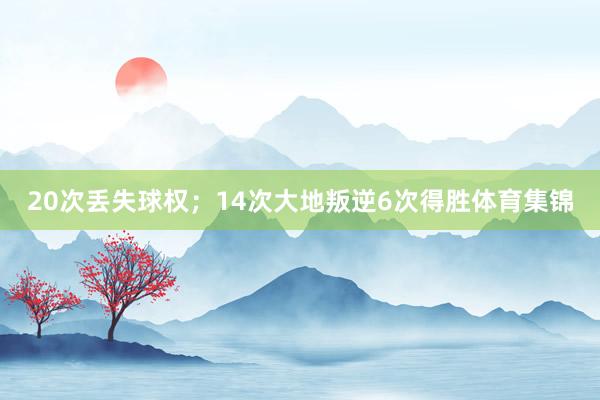 20次丢失球权；14次大地叛逆6次得胜体育集锦