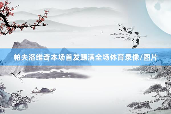 帕夫洛维奇本场首发踢满全场体育录像/图片