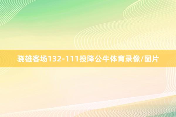 骁雄客场132-111投降公牛体育录像/图片