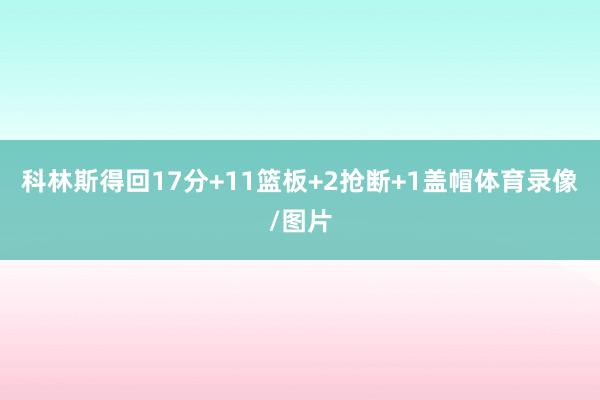 科林斯得回17分+11篮板+2抢断+1盖帽体育录像/图片