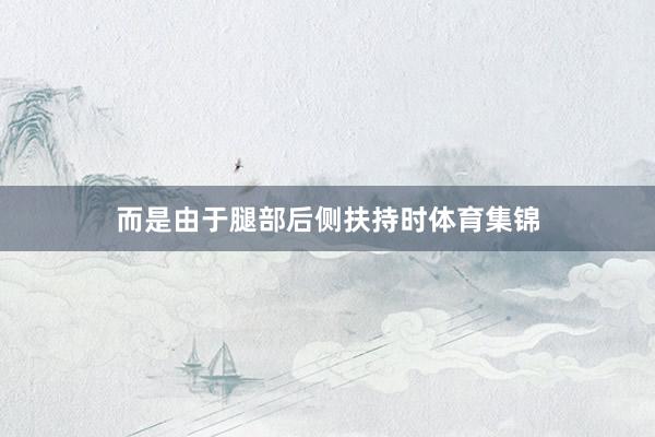 而是由于腿部后侧扶持时体育集锦