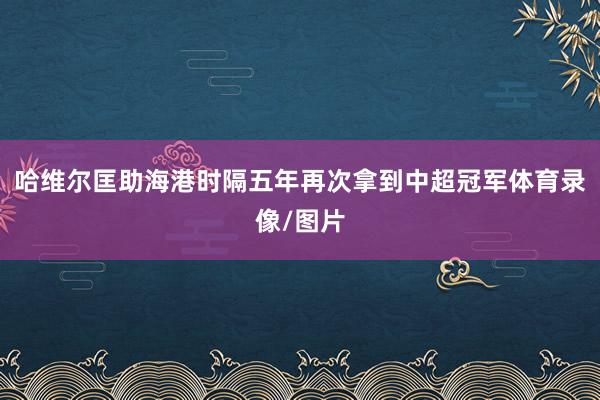 哈维尔匡助海港时隔五年再次拿到中超冠军体育录像/图片