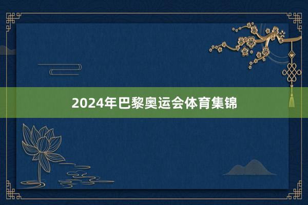 2024年巴黎奥运会体育集锦