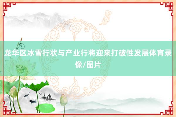 龙华区冰雪行状与产业行将迎来打破性发展体育录像/图片