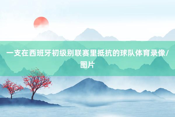 一支在西班牙初级别联赛里抵抗的球队体育录像/图片