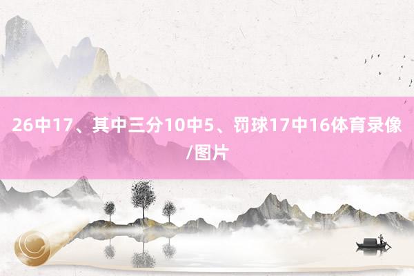 26中17、其中三分10中5、罚球17中16体育录像/图片