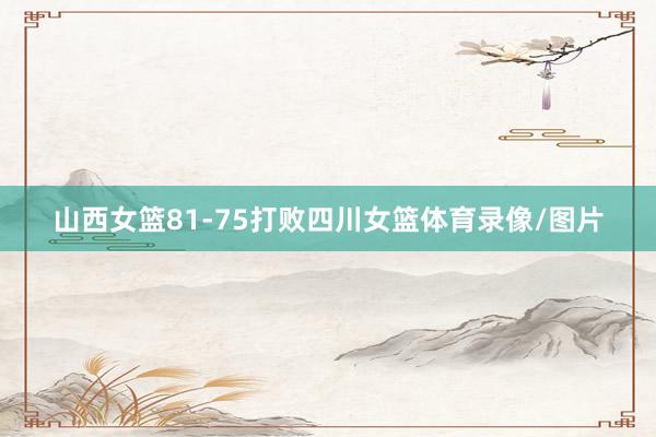 山西女篮81-75打败四川女篮体育录像/图片