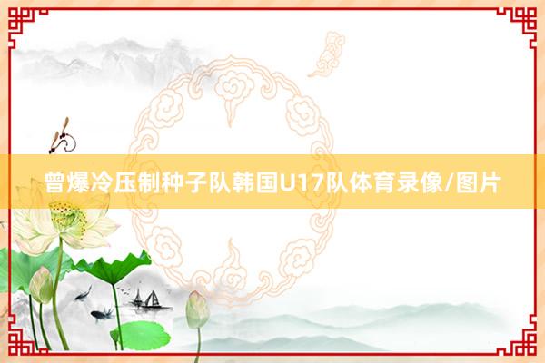 曾爆冷压制种子队韩国U17队体育录像/图片