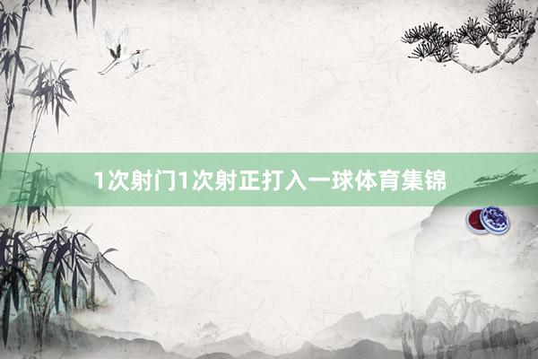 1次射门1次射正打入一球体育集锦