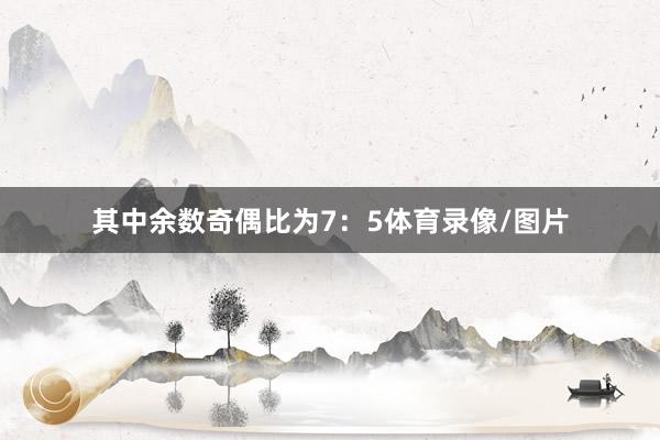 其中余数奇偶比为7：5体育录像/图片