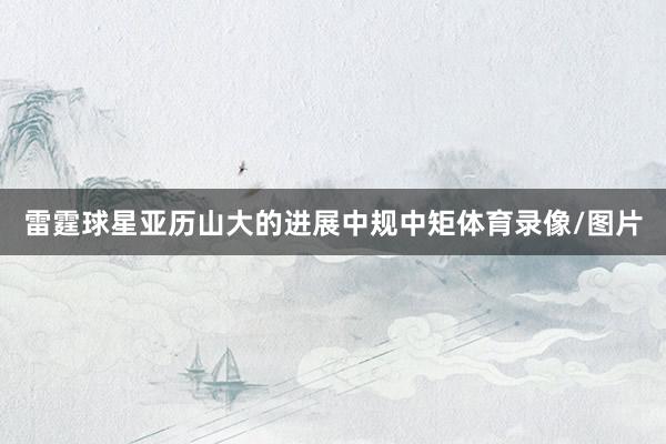 雷霆球星亚历山大的进展中规中矩体育录像/图片