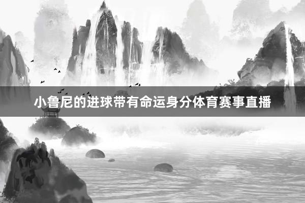 小鲁尼的进球带有命运身分体育赛事直播