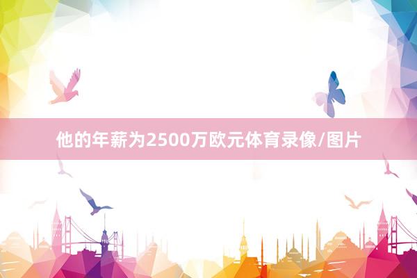 他的年薪为2500万欧元体育录像/图片